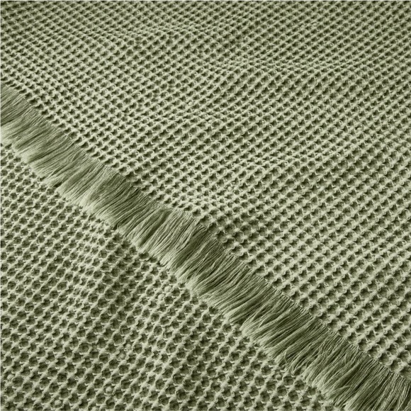 Waffle Knit Throw Blanket Washed Green
- Hearth & Hand™ with Magnolia - Picture 3 of 4